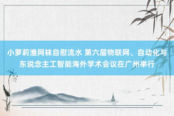 小萝莉渔网袜自慰流水 第六届物联网、自动化与东说念主工智能海外学术会议在广州举行